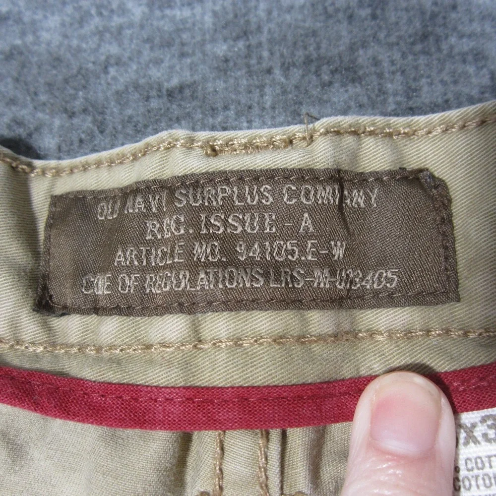 Old Navy Cargo Pants Mens 36x31 Khaki Tan Straight Utility Gorpcore Grunge Y2K‎